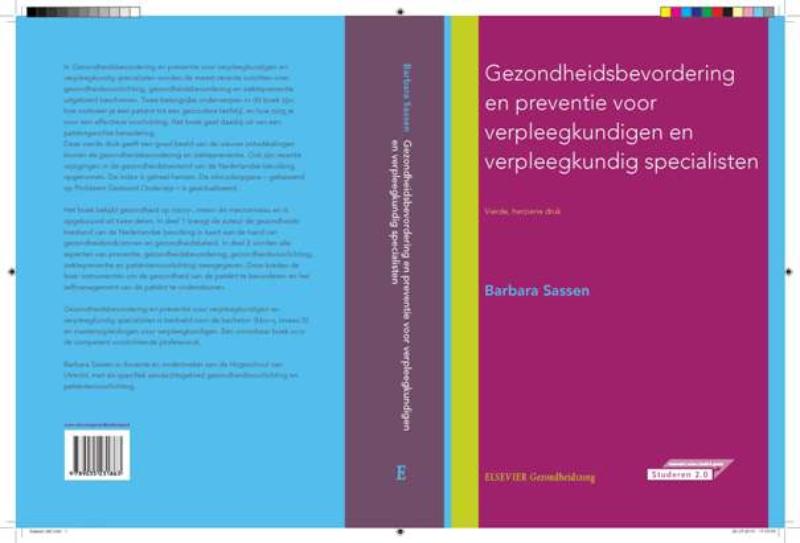 Achterkant van Gezondheidsbevordering en preventie voor verpleegkundigen en verpleegkundig specialisten