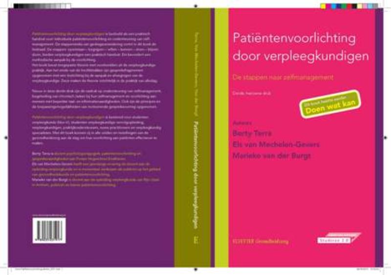Achterkant van Patientenvoorlichting door verpleegkundigen