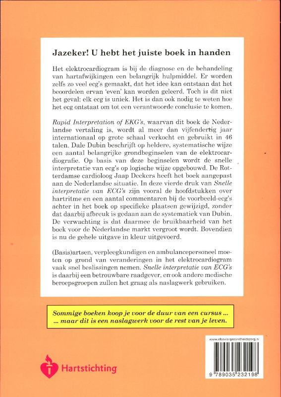 Achterkant van Snelle interpretatie van ECG's