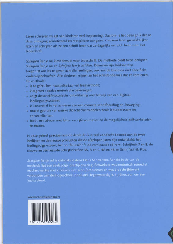 Achterkant van Handleiding