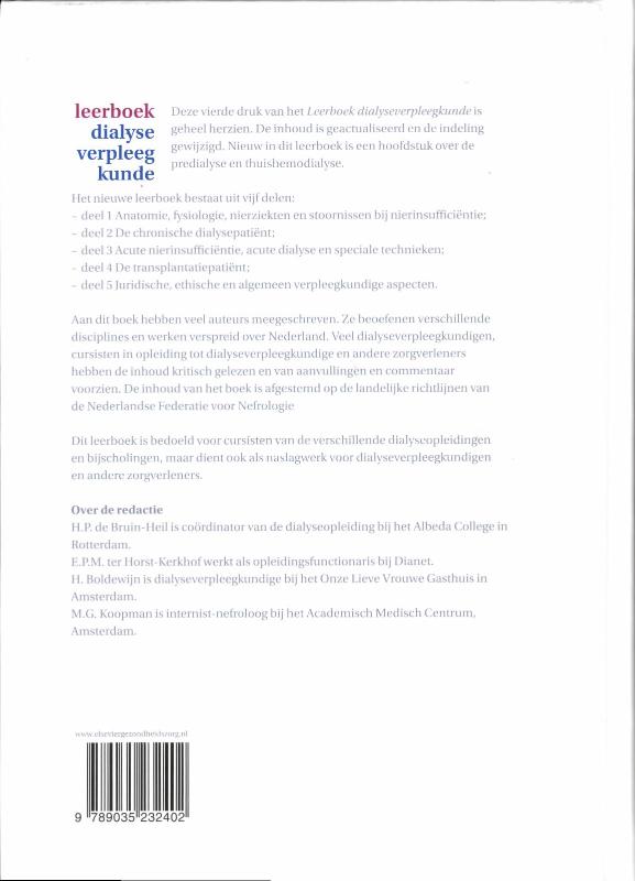 Achterkant van Leerboek