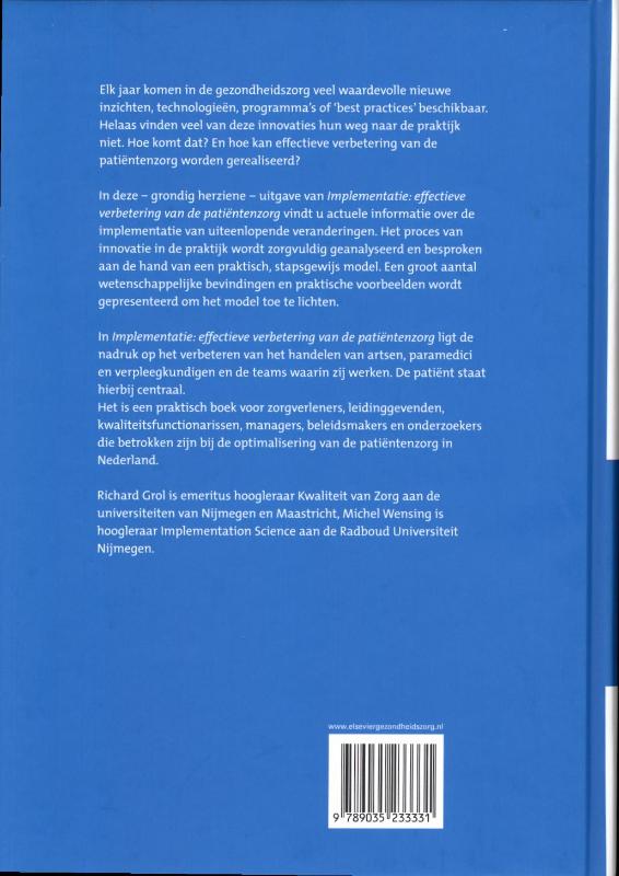Achterkant van Implementatie