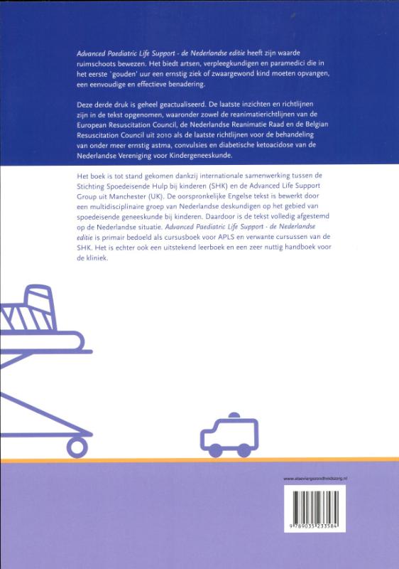 Achterkant van Advanced paediatric life support