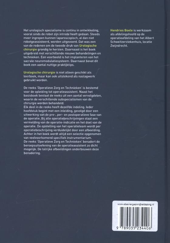 Achterkant van Urologische chirurgie