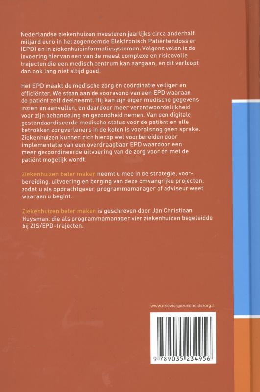 Achterkant van Ziekenhuizen beter maken