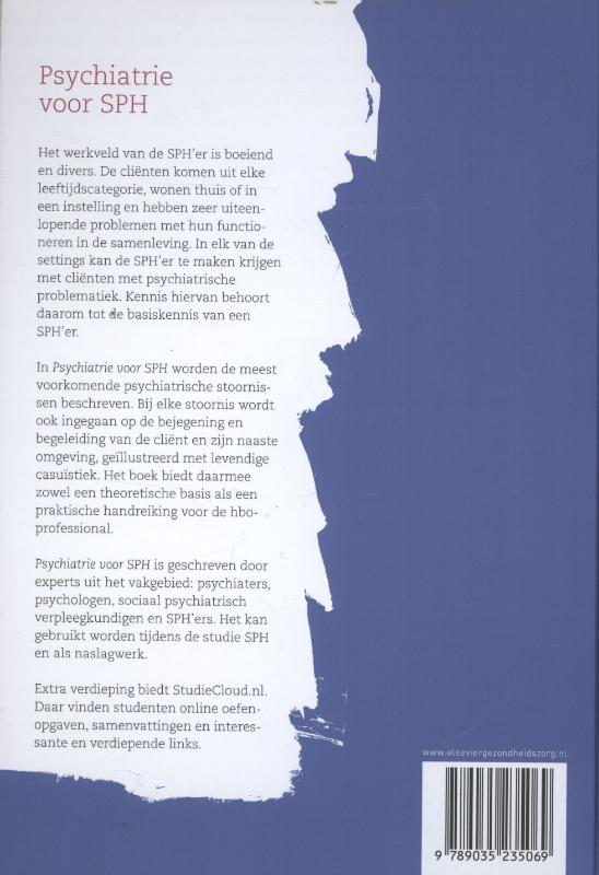 Achterkant van Psychiatrie voor SPH