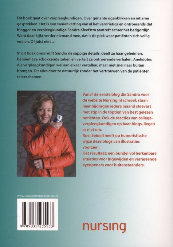 Achterkant van Achter het bedgordijn