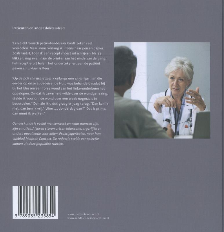 Achterkant van Patiënten en ander doktersleed