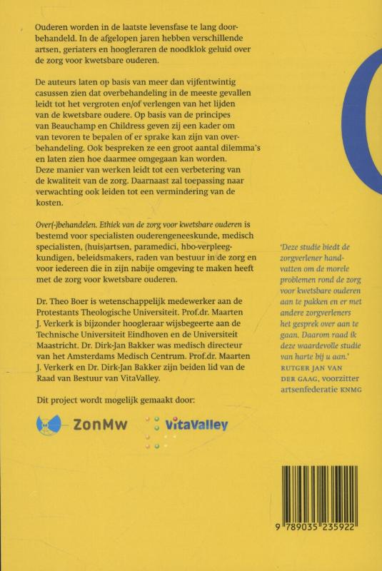 Achterkant van Over behandelen
