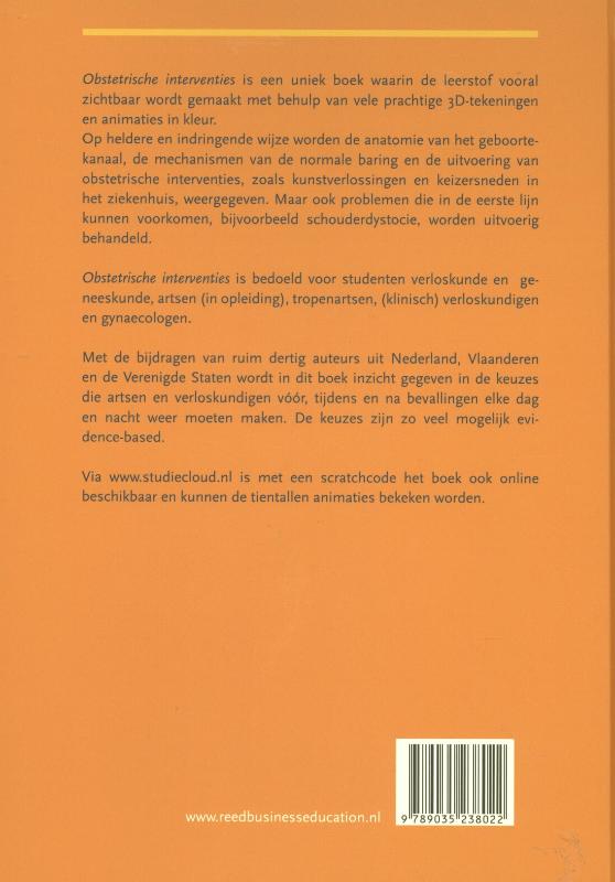Achterkant van Obstetrische interventies