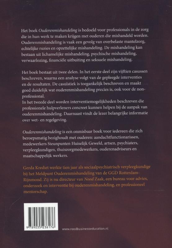 Achterkant van Ouderenmishandeling