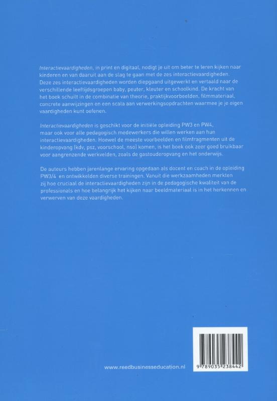 Achterkant van Interactievaardigheden