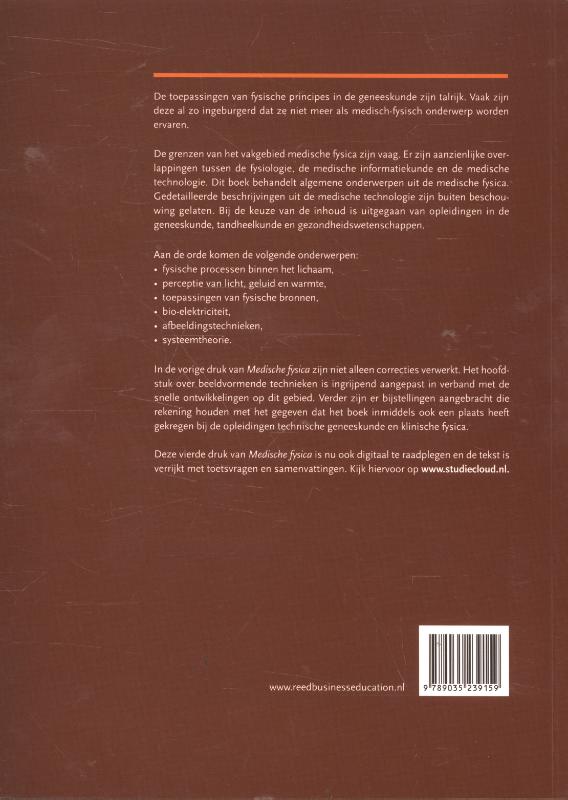 Achterkant van Medische fysica