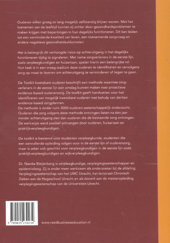 Achterkant van Toolkit kwetsbare ouderen