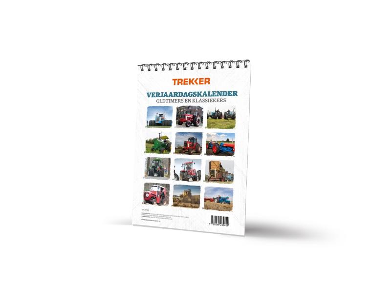 Achterkant van TREKKER Verjaardagskalender
