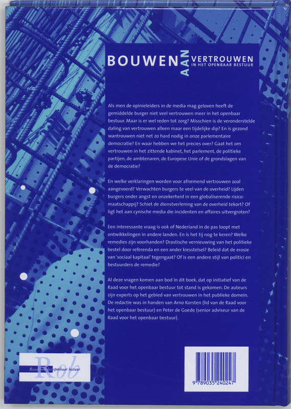Achterkant van Bouwen aan vertrouwen