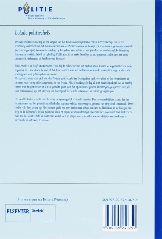 Achterkant van Lokale politiechefs