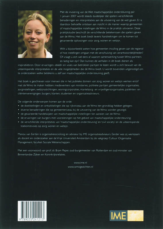 Achterkant van Vele gezichten van de Wmo