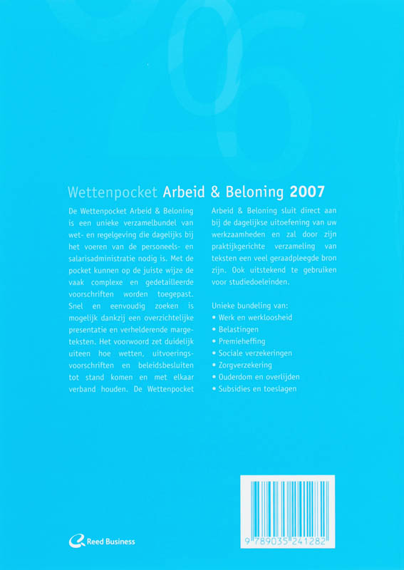 Achterkant van 2007