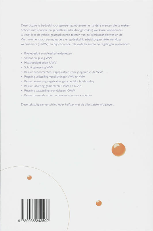 Achterkant van Tekstuitgave