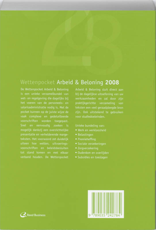 Achterkant van 2008