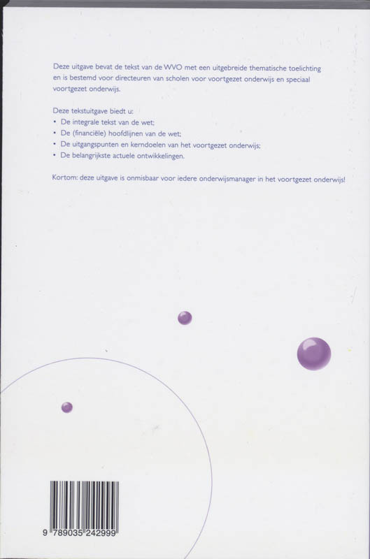 Achterkant van Tesktuitgave 2008