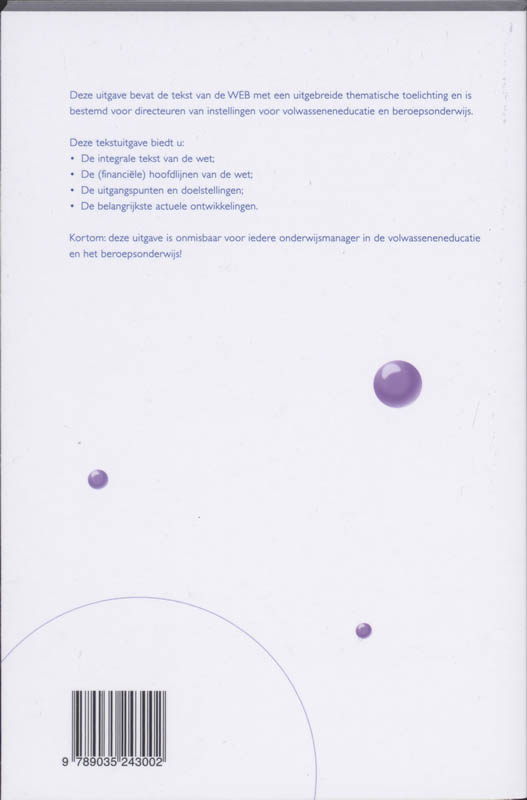 Achterkant van Tekstuitgave 2008