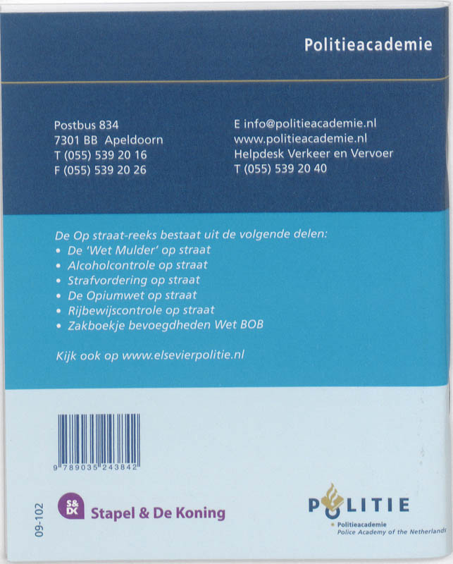 Achterkant van Wet Mulder op straat 2009