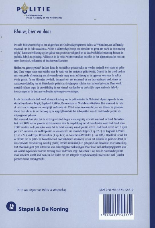 Achterkant van Blauw, hier en daar