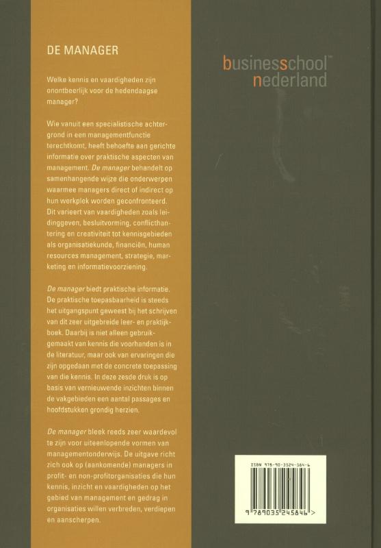 Achterkant van leer- en praktijkboek