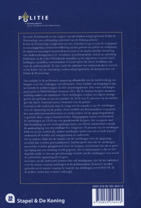 Achterkant van M.-waarde