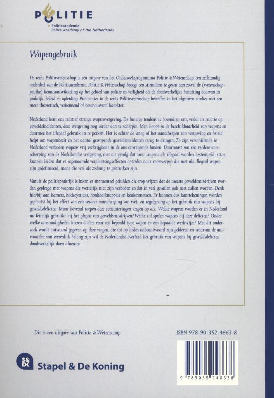 Achterkant van Wapengebruik