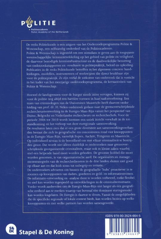 Achterkant van Recherchesamenwerking in de Euregio Maas-Rijn