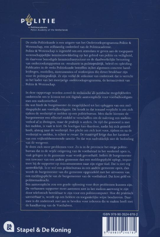 Achterkant van Van meld- naar aantoonplicht
