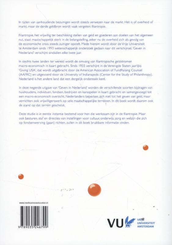 Achterkant van Geven in Nederland 2013