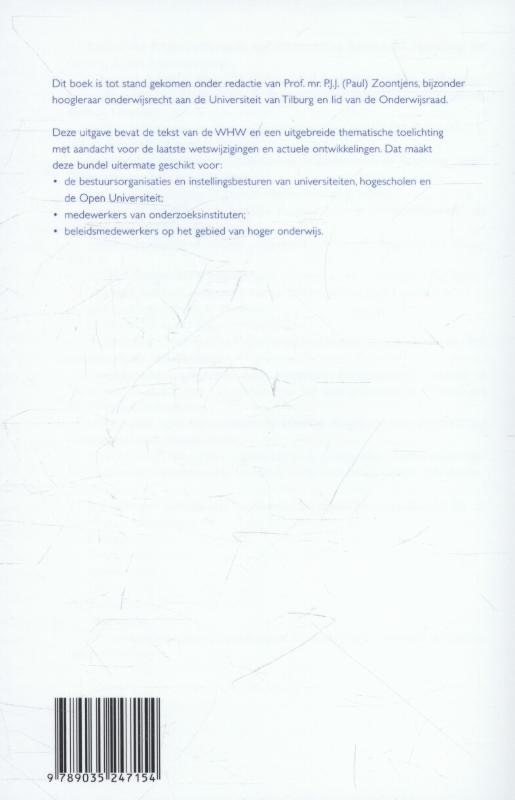Achterkant van 2013 Tekstuitgave