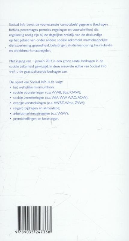 Achterkant van Januari 2014
