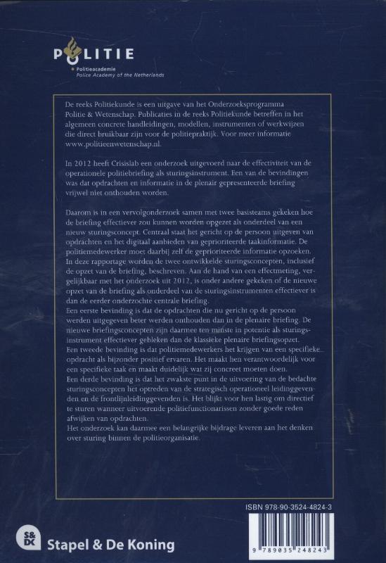 Achterkant van De operationele politiebriefing onderzocht (2)