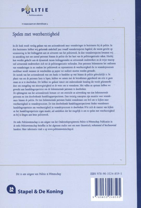 Achterkant van Spelen met weerbarstigheid