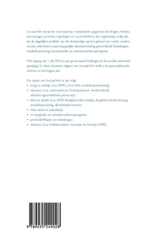Achterkant van juli 2016