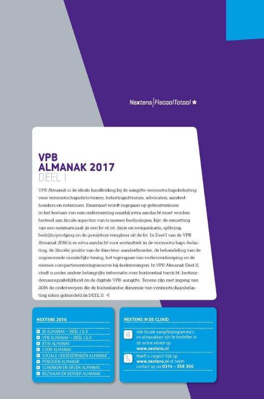 Achterkant van 2017
