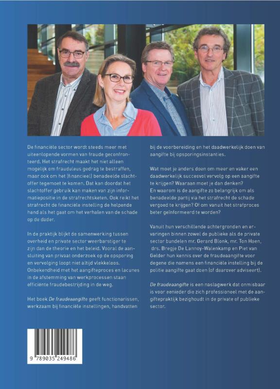 Achterkant van De fraudeaangifte