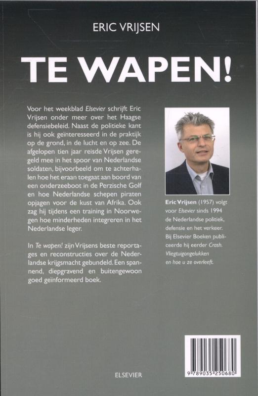Achterkant van Te wapen!