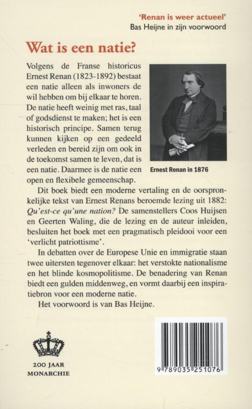 Achterkant van Wat is een natie