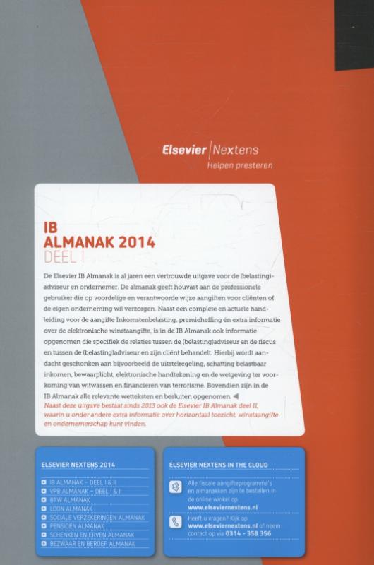 Achterkant van 2014 Deel 1