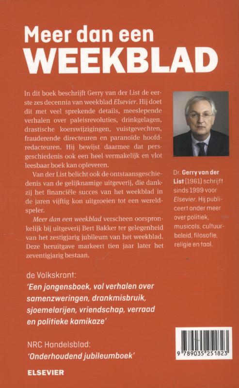 Achterkant van Meer dan een weekblad