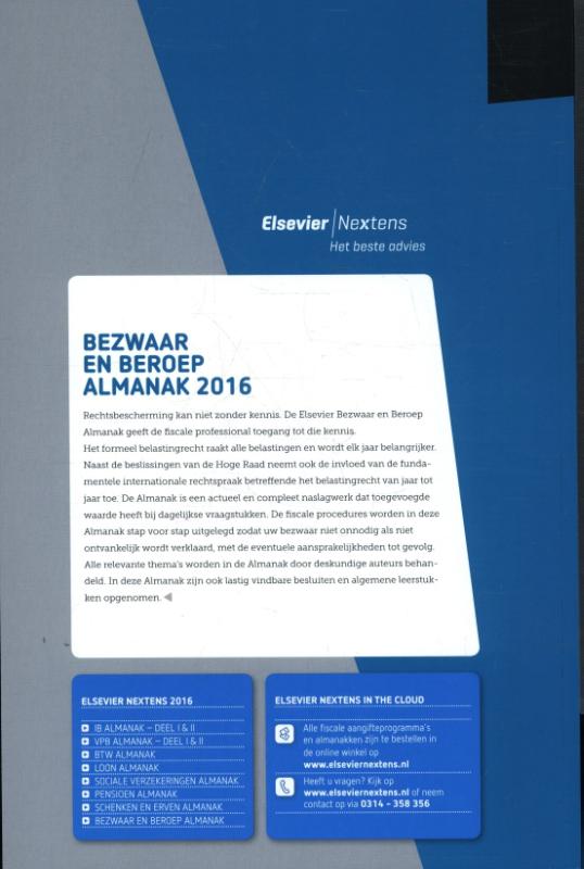 Achterkant van 2016