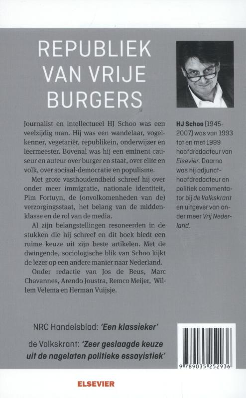 Achterkant van Republiek van vrije burgers