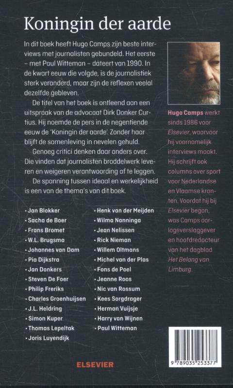 Achterkant van Koningin der aarde