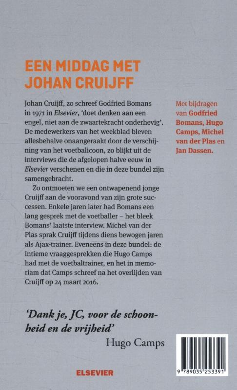 Achterkant van Een middag met Johan Cruijff